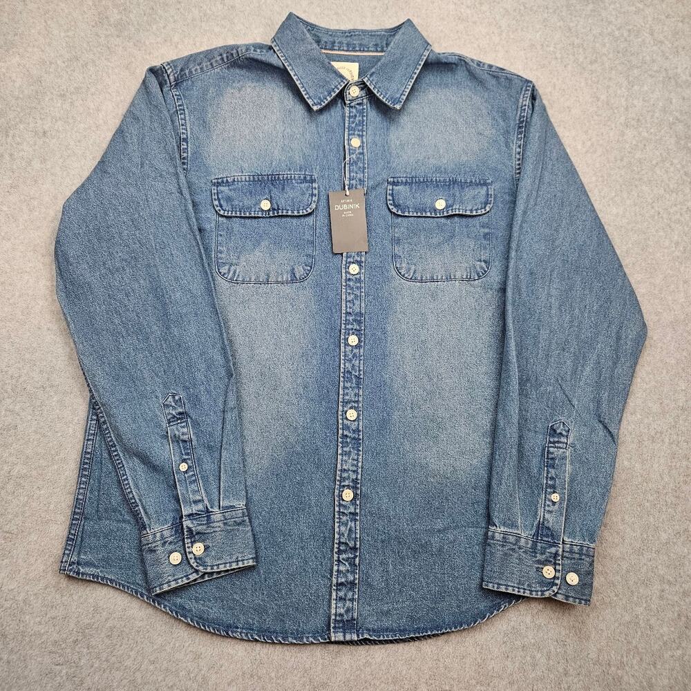 Dubinik Western Denim Button-Down Shirt